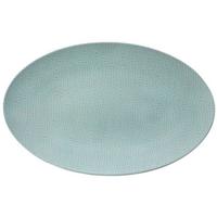 SERVIERPLATTE Life Fashion Green Chic 40x26 cm - Grün, Keramik (25.8/2.5/40.3cm) - Seltmann Weiden