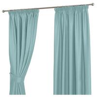 VERDUNKELUNGSVORHÄNGE Fischgrät mit Thermo-Funktion, Kräuselband 117/228 cm - Pastellblau, Textil (117/228cm) - Homescapes