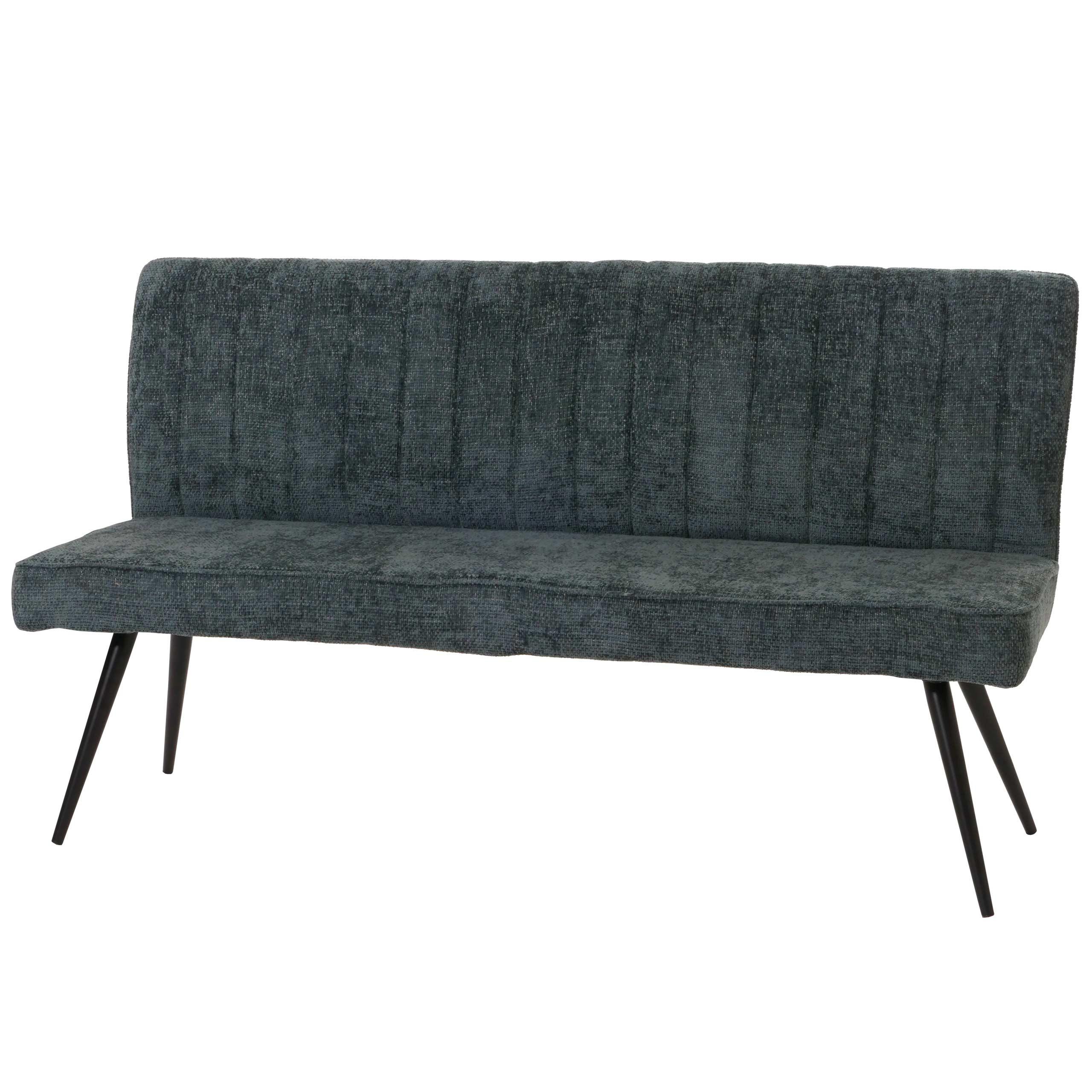 SITZBANK Blau - Blau/Dunkelgrau, Textil (160/90/60cm) - MCW