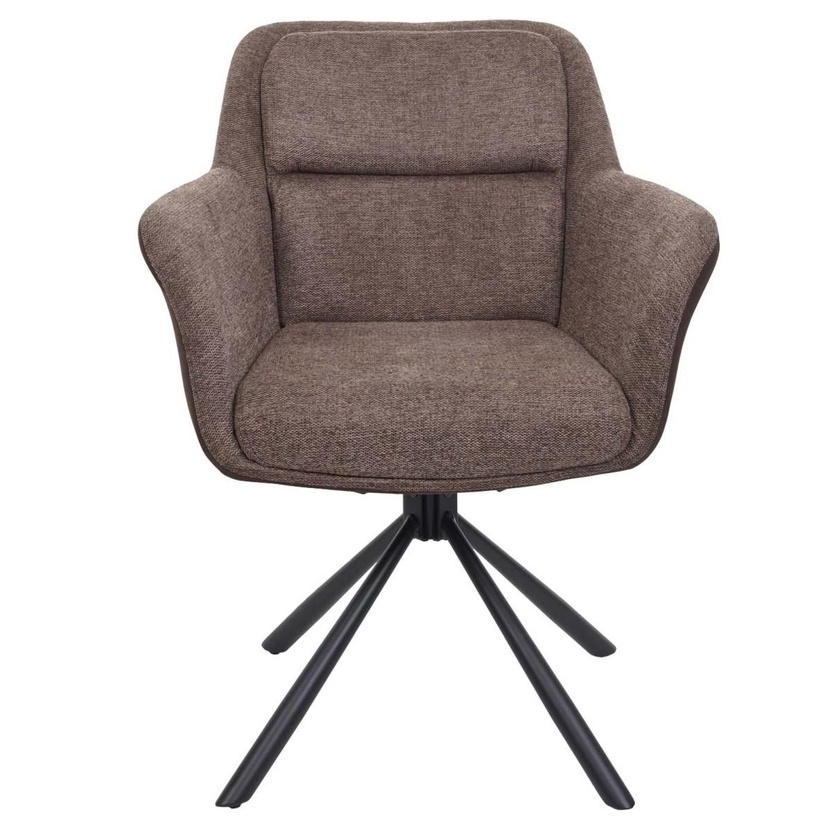 ESSZIMMERSTUHL Braun - Dunkelbraun/Braun, Textil (65/83/57cm) - MCW