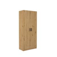 DREHTÜRENSCHRANK MALTESA 79,9/190,1/43,6cm 2-türig Eiche Artisan - Eiche Artisan, Holzwerkstoff (79.9/190.1/43.6cm) - MASSENO