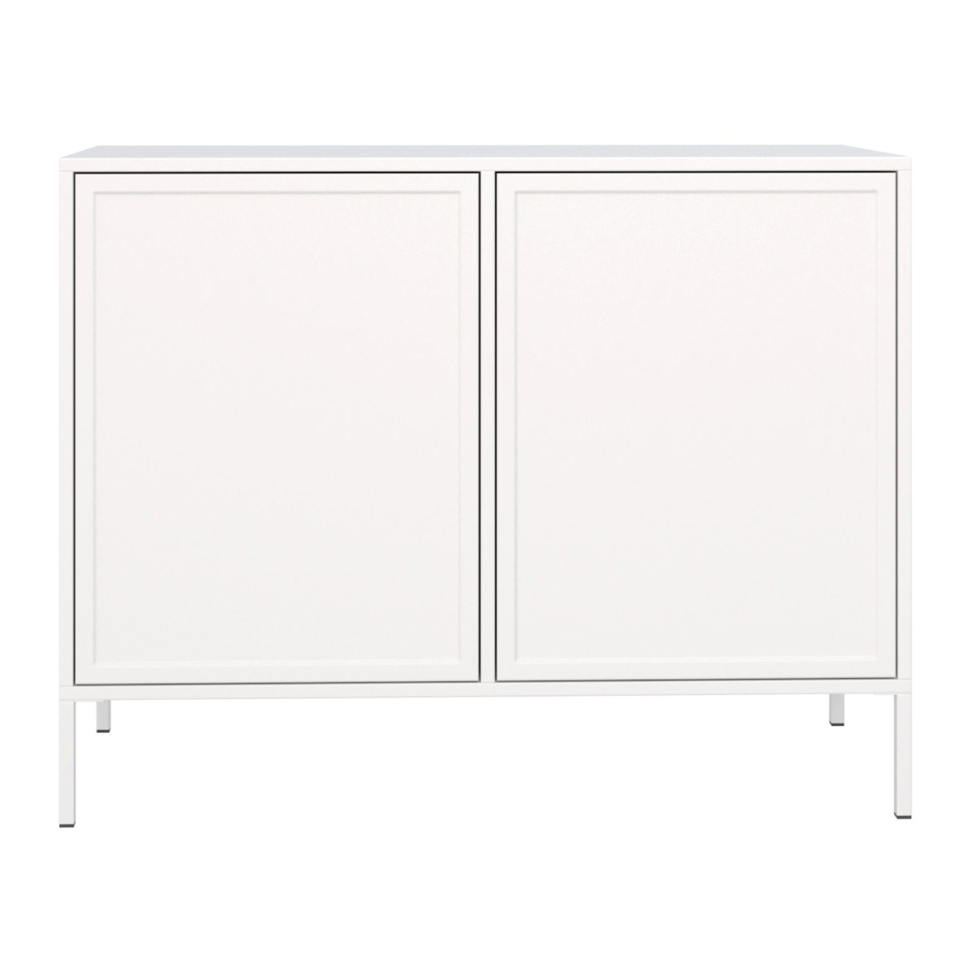 SIDEBOARD Velveto Weiß 100 cm - Weiß, Holzwerkstoff/Metall (100/86/40cm) - Selsey