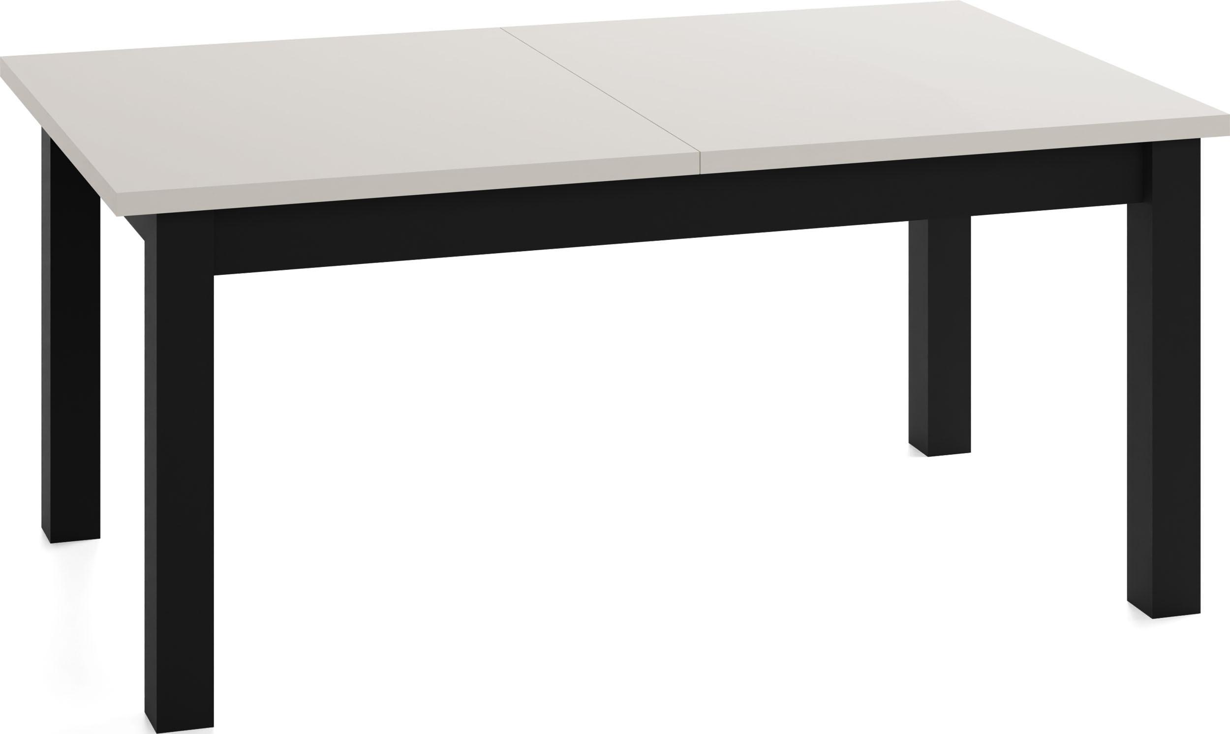 ESSTISCH Lindberg ausziehbar verlängerbar rechteckig, Kaschmir 150-190/90/77 cm - Kaschmir/Beige, Holz/Holzwerkstoff (80/190/76.5cm) - WFL GROUP