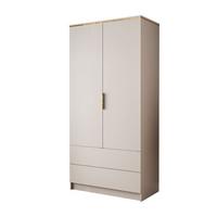 KLEIDERSCHRANK AURORA KASCHMIR 2D2S mit Schubladen - Kaschmir, Holzwerkstoff (100/210/57cm) - Lookway