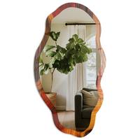 SPIEGEL 90x45 cm asymmetrisch mit Druck - Die Energie der Natur - Transparent, Glas (45/90/0.4cm) - TULUP