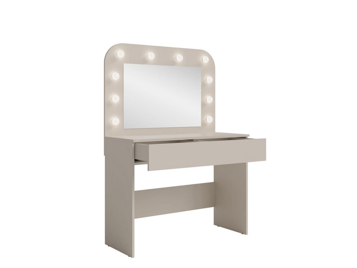 SCHMINKTISCH Cashmere Beige 101/143/43 - Kaschmir, Holzwerkstoff (101/143/43cm) - RAUMHIRSCH FURNITURE