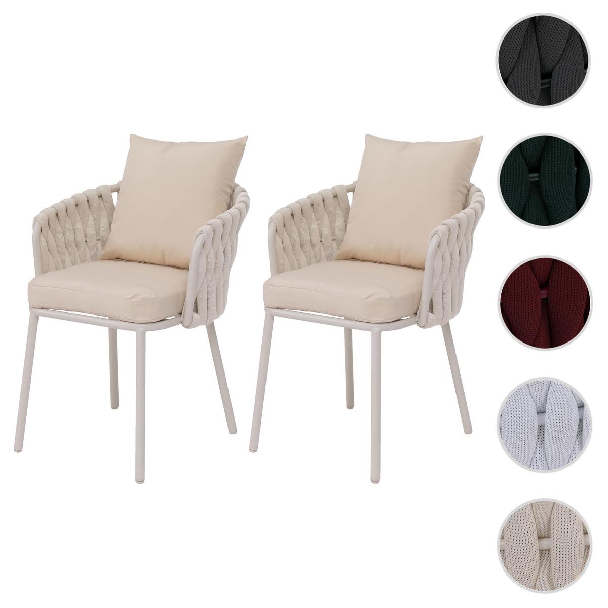 ESSZIMMERSTUHL Creme - Creme, Metall (56/71/57cm) - MCW