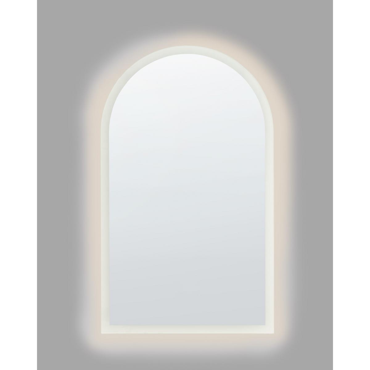 LED-BADEZIMMER-SPIEGEL 60/100 cm Grün Suin - Grün, Glas (60/100/2cm) - Beliani