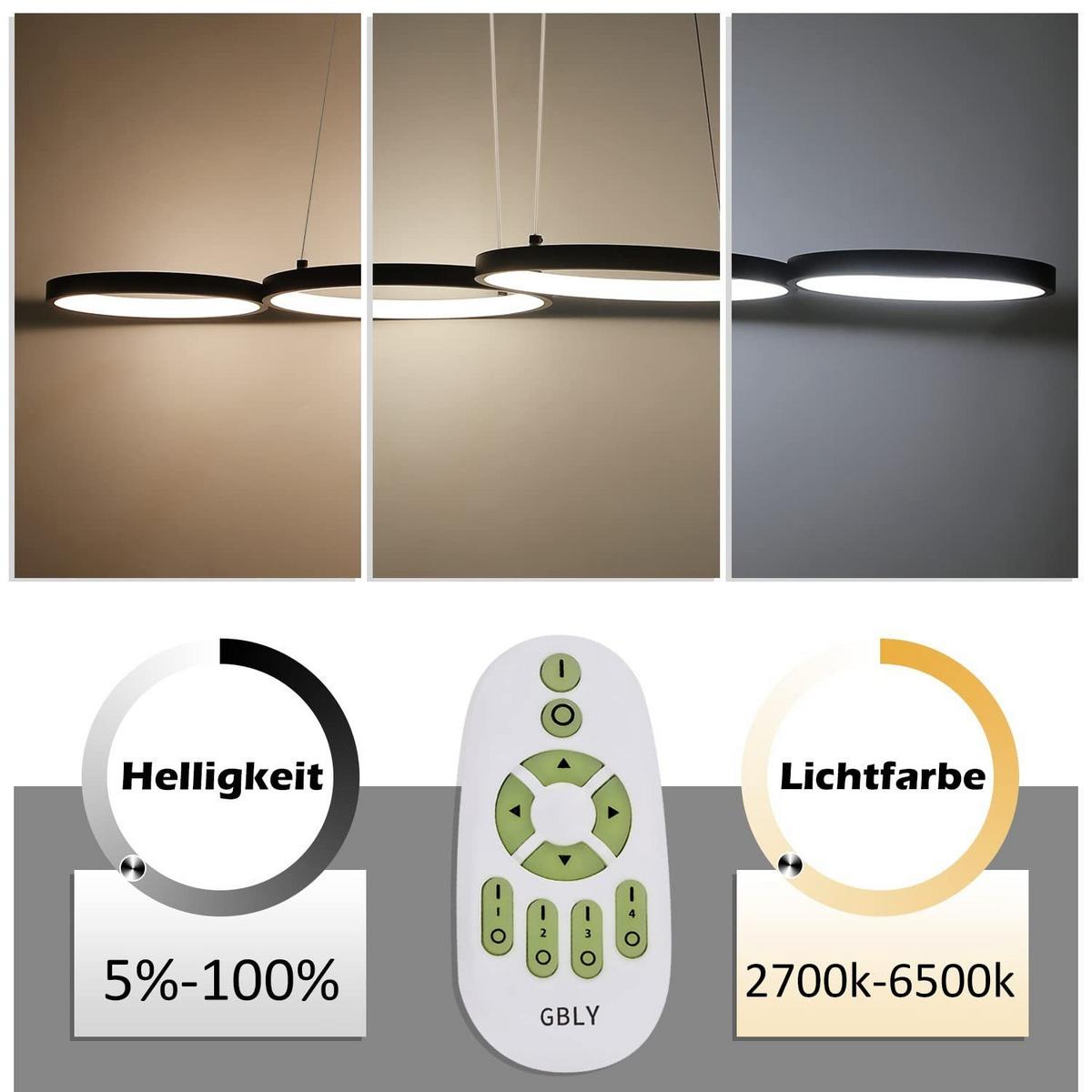 PENDELLEUCHTE Sphäre 88/32/160 cm - Schwarz, Metall (88/32/160cm) - Nettlife