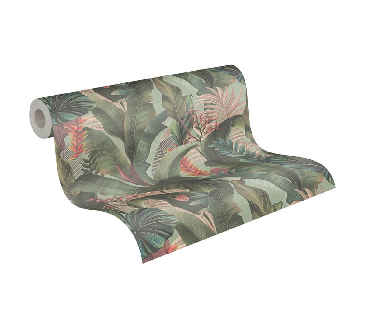 VLIESTAPETE Bunt 53/1005 cm - Grün, Textil (53/1cm) - KUNSTLOFT