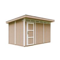 HOLZ-GARTENHAUS basis LP SmartSide 8,7m² mit B411xL279xH239 cm - M904 - TERRA BROWN - Hellbraun, Holz (412/237/279cm) - Timbela