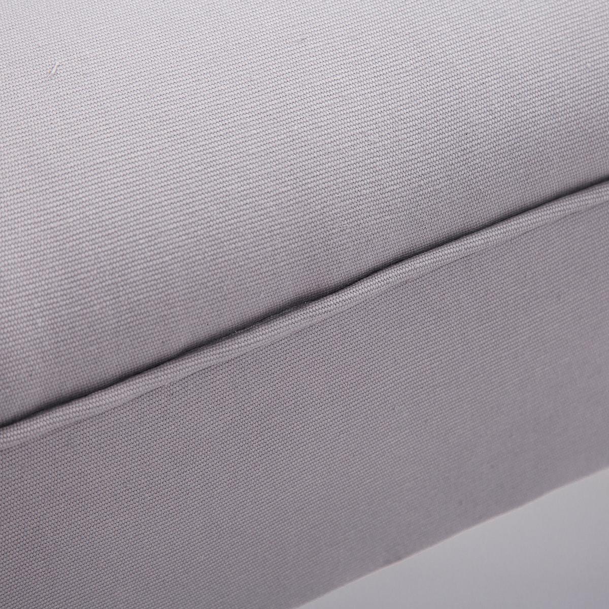 SITZBANK für Schlafzimmer Flurbank Polsterbank MDF Schaumstoff Grauweiß - Grau, Kunststoff (36/51/102cm) - HOMCOM