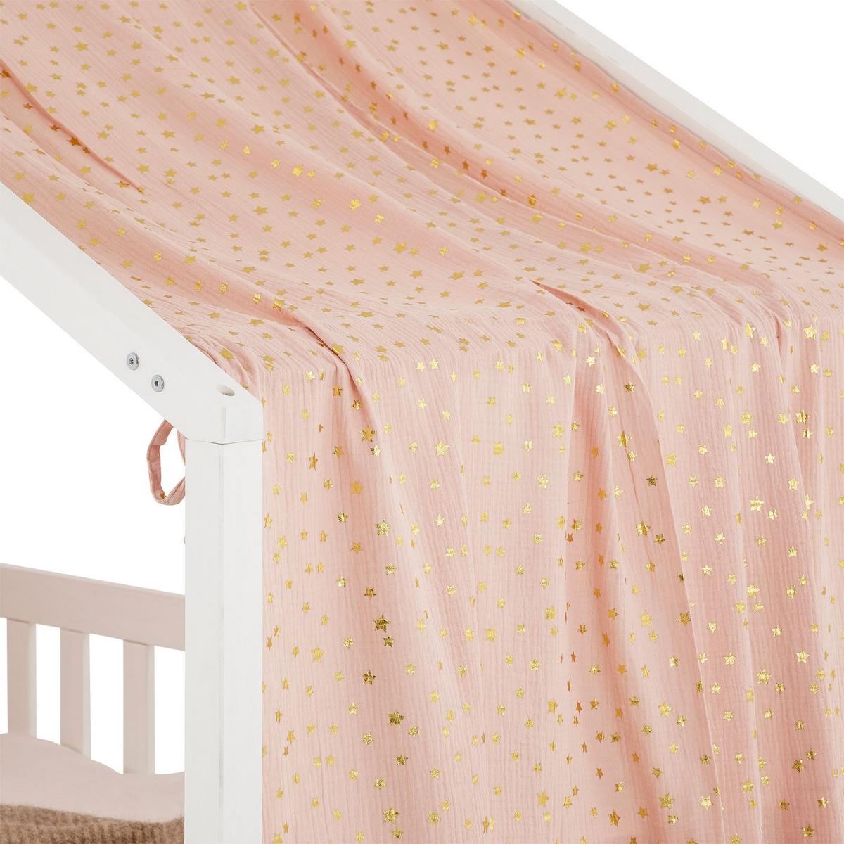 HAUSBETT- HIMMEL LIAN - Goldfarben/Rosa, Textil - IDIMEX