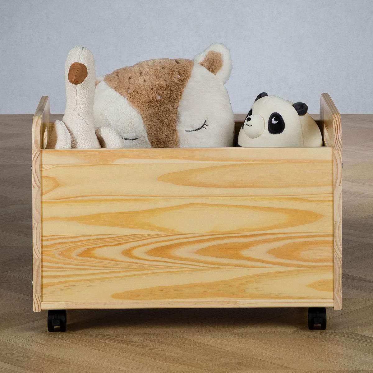 SPIELZEUGKISTE BENJAMIN natur - Naturfarben, Holz (60/43/40cm) - IDIMEX