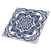 SELBSTKLEBENDE Wandfliesen 9 Stück 30x30 cm - Orientalische Klimazonen - Blau, Textil (30/1.6/30cm) - TULUP