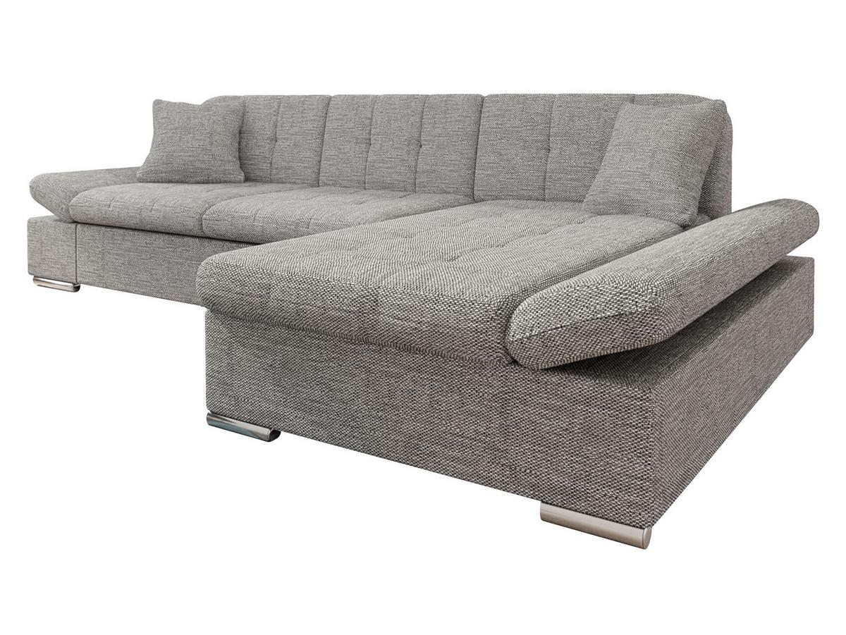 ECKSOFA Montana, Seite: Rechts - Grau, Holz/Textil (278/161cm) - MIRJAN24