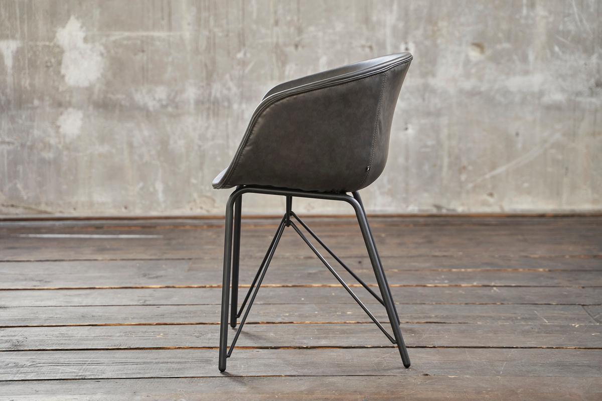 ECKSOFA YORK Sonoma Trüffel Dekor Leder - Dunkelbraun/Silberfarben, Leder (284/180cm) - KAWOLA