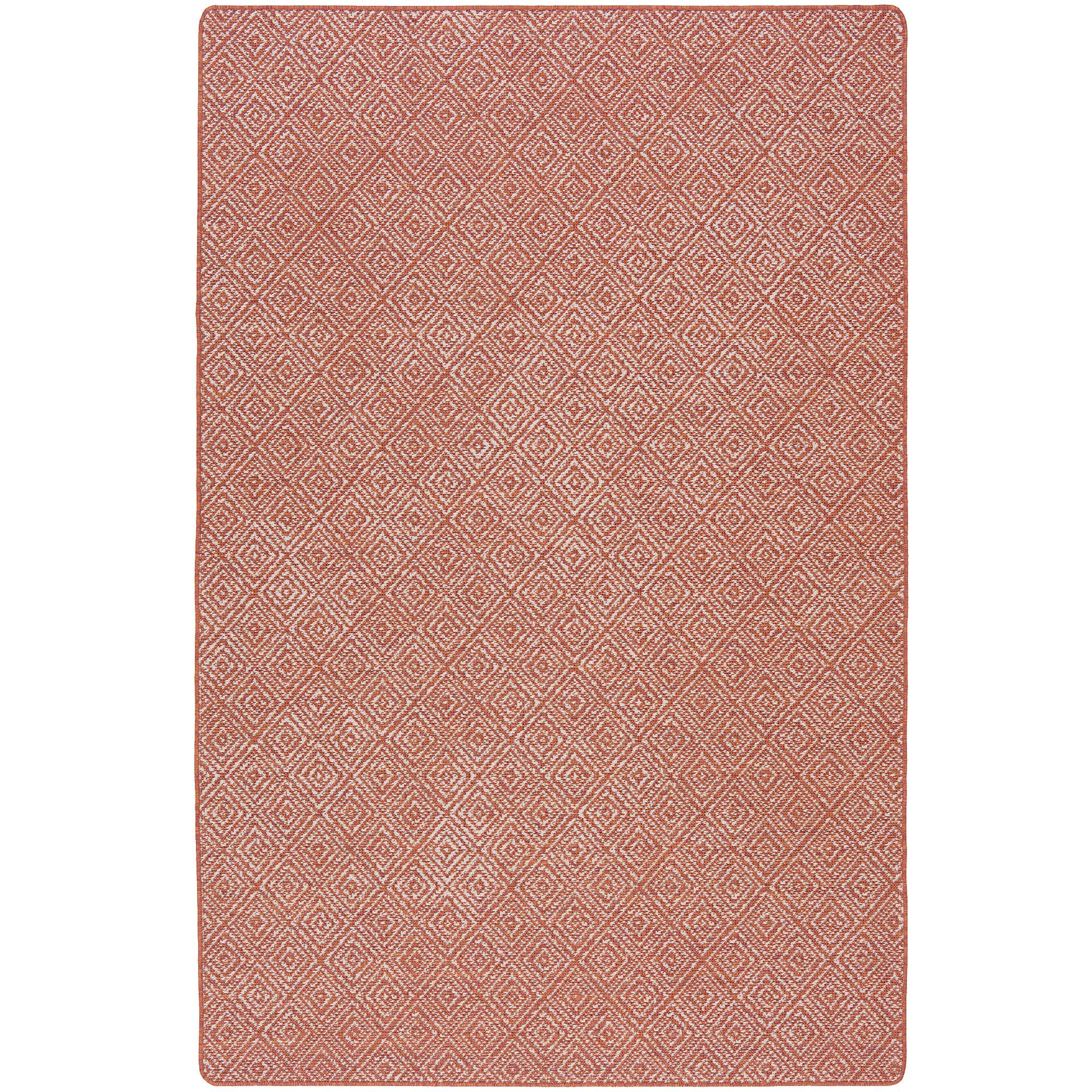 IN- UND OUTDOOR TEPPICH BEIDSEITIG NEWPORT MODERN - Terracotta, Textil (80/400cm) - Snapstyle
