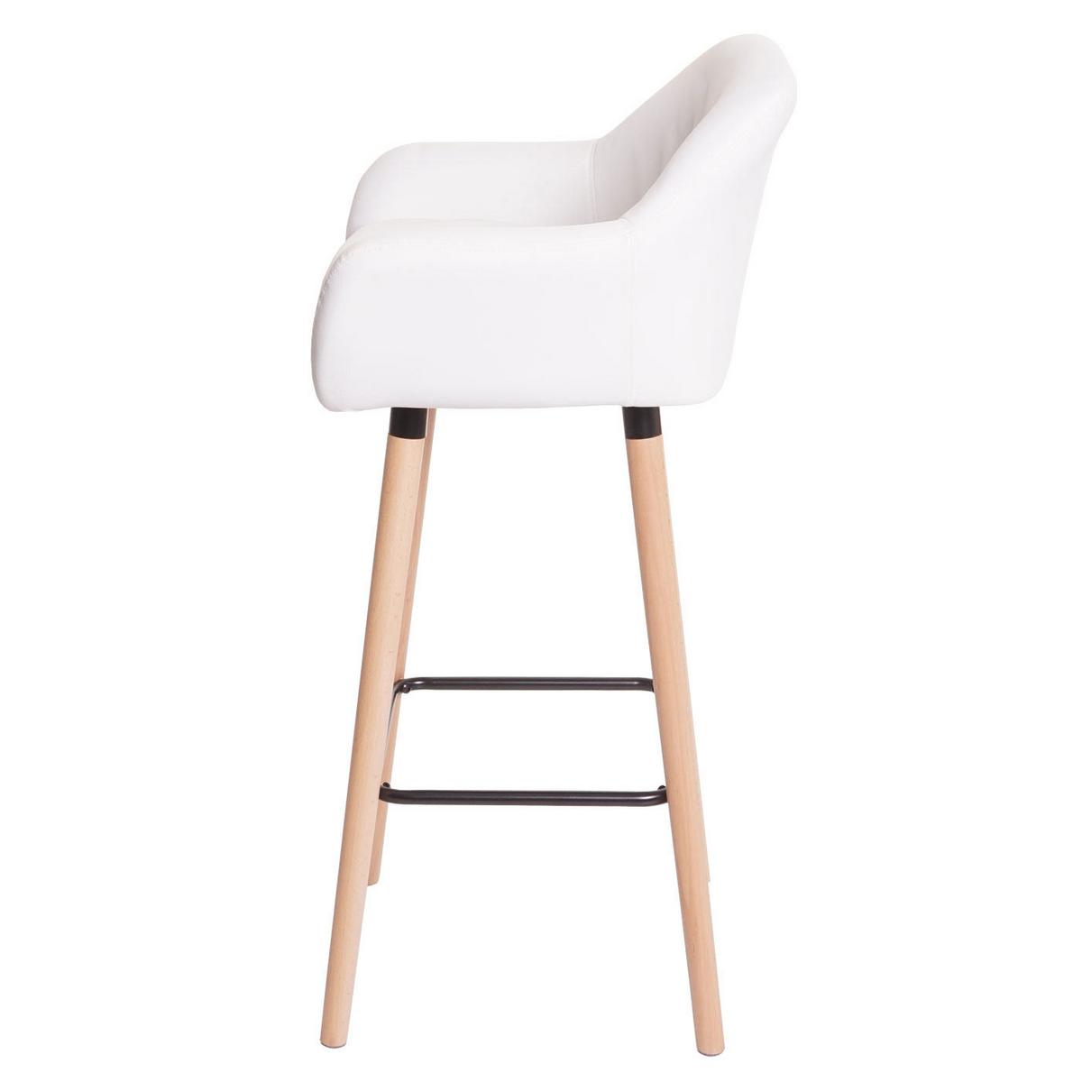 BARHOCKER Weiß 2er-Set - Weiß, Textil (53/99/45cm) - MCW