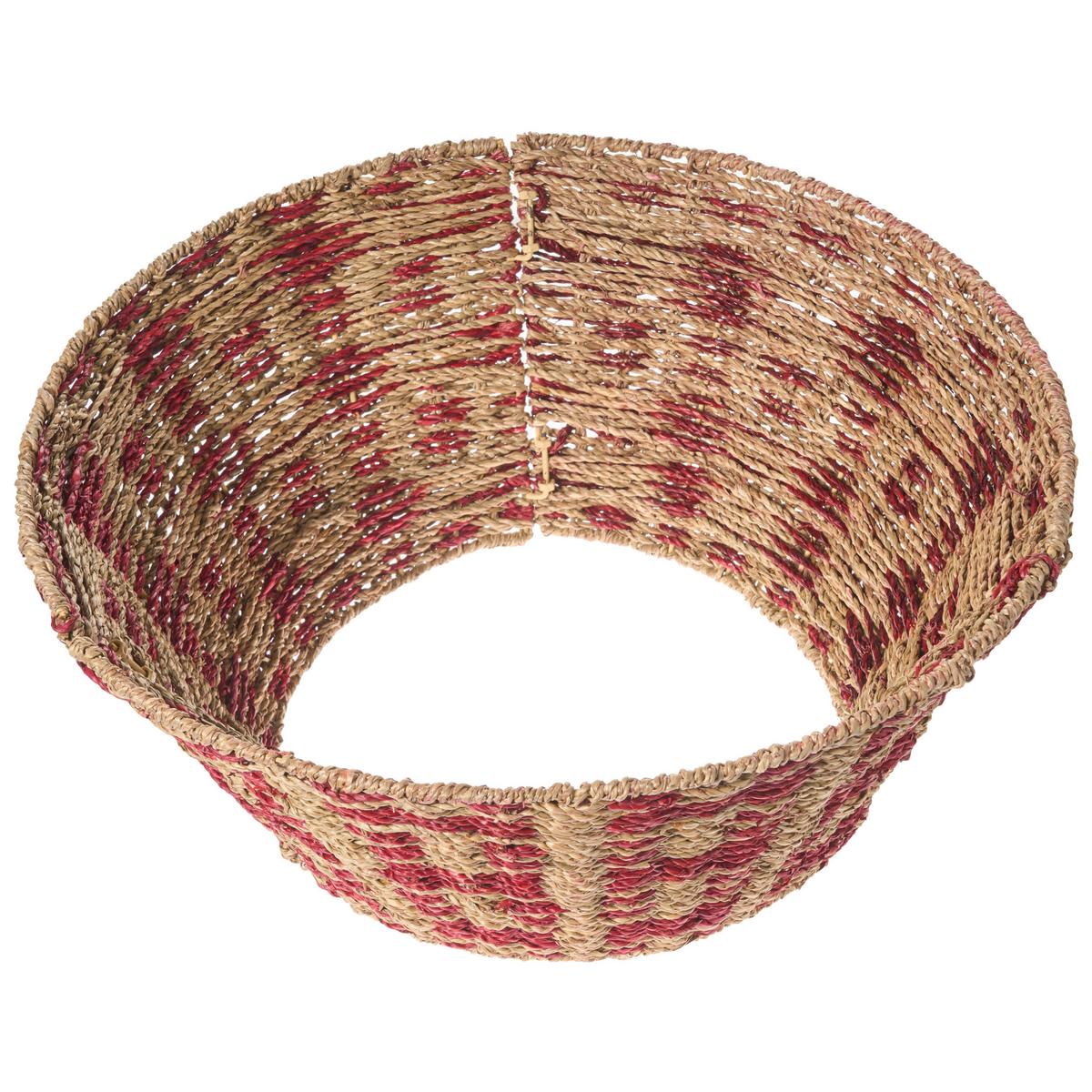 WEIHNACHTSBAUMKRAGEN 26 cm Naturfarben Neige - Naturfarben, Naturmaterialien (26cm) - Beliani
