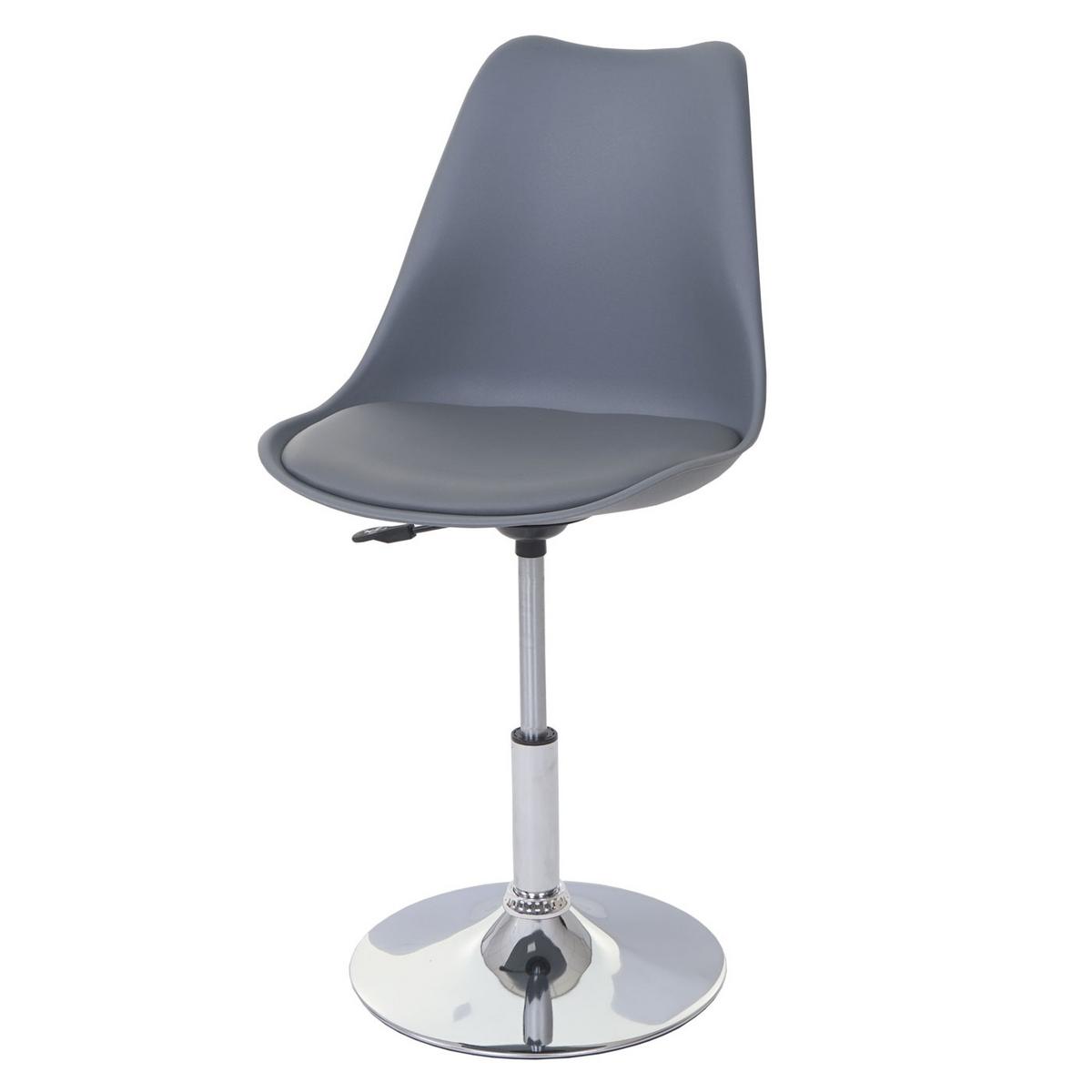 ESSZIMMERSTUHL Grau 2er-Set - Dunkelgrau/Grau, Textil (48/80/54cm) - MCW