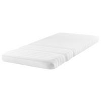 SCHAUMSTOFFMATRATZE für mitwachsendes Bett H2/3 Mittel 90/130/160/200 cm Clever - Weiß, Textil (90/130cm) - Beliani