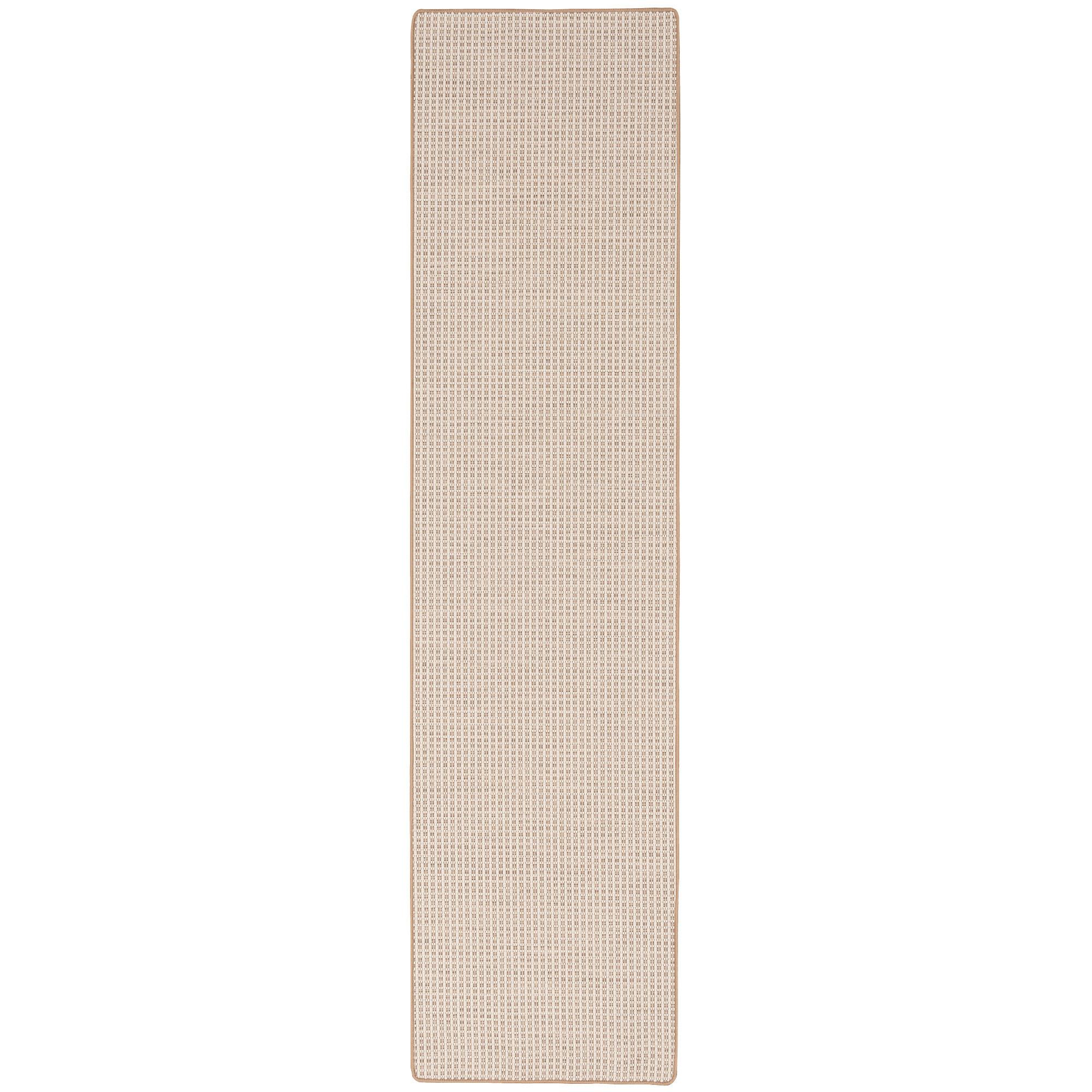 IN & OUTDOOR LÄUFER FLACHGEWEBE OSLO TREND - Beige, Textil (80/400cm) - Snapstyle