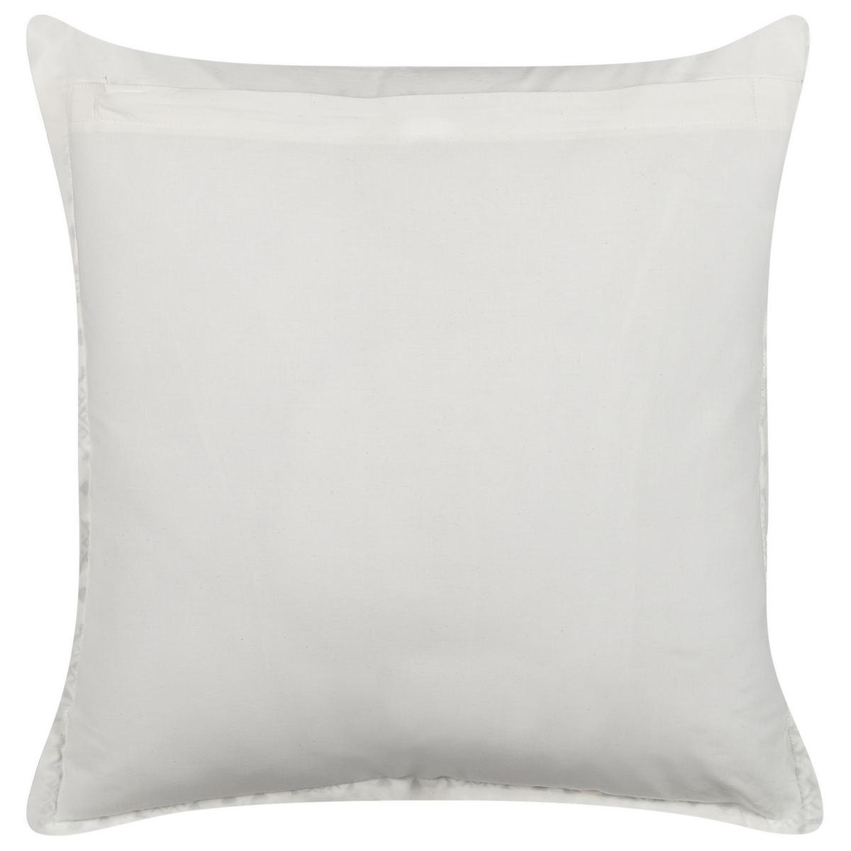 DEKOKISSEN 2er-Set Dunkelblau 45/45 cm Cordata - Dunkelblau, Naturmaterialien/Textil (45/45cm) - Beliani
