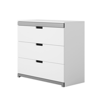 KOMMODE TOMI Weiß Weiß 100/90/45 - Weiß, Holzwerkstoff (100/90/45cm) - RAUMHIRSCH FURNITURE
