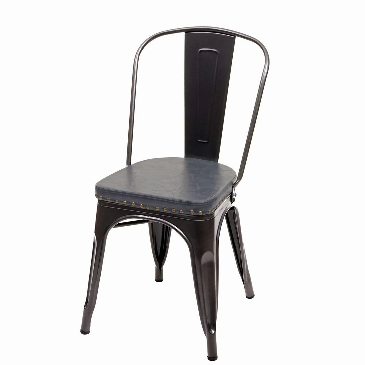 ESSZIMMERSTUHL H10E Grau 2er-Set - Grau, Metall (44/85/49cm) - MCW