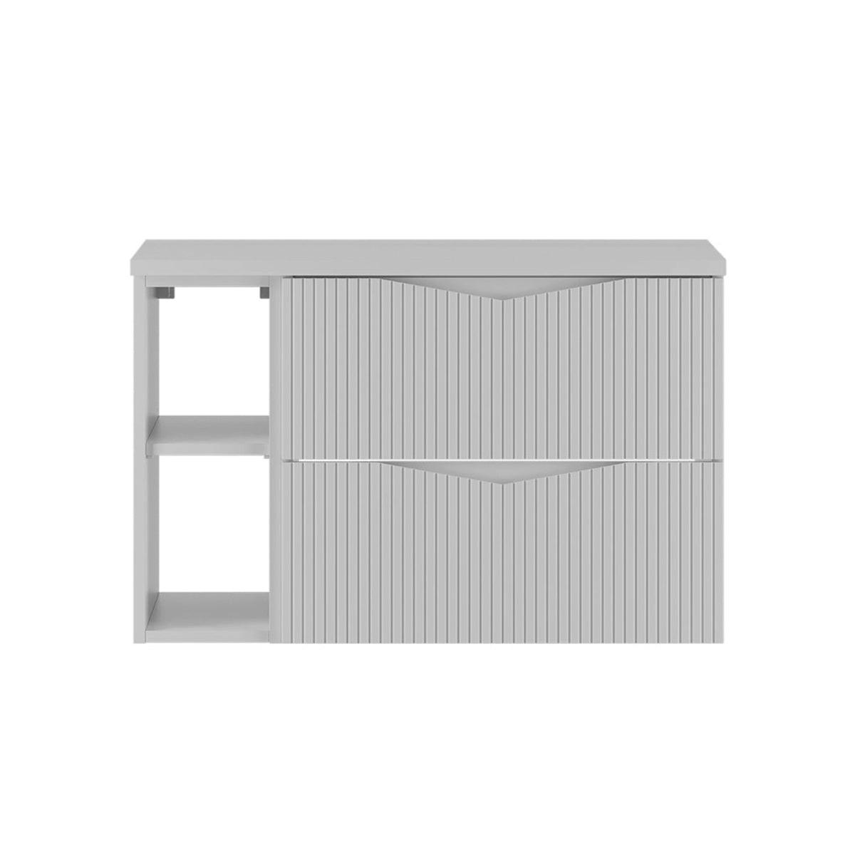 WASCHTISCHUNTERSCHRANK 80.6cm Tao Weiß - Weiß, Holzwerkstoff (80.6/52.2/46.5cm) - Petits-meubles