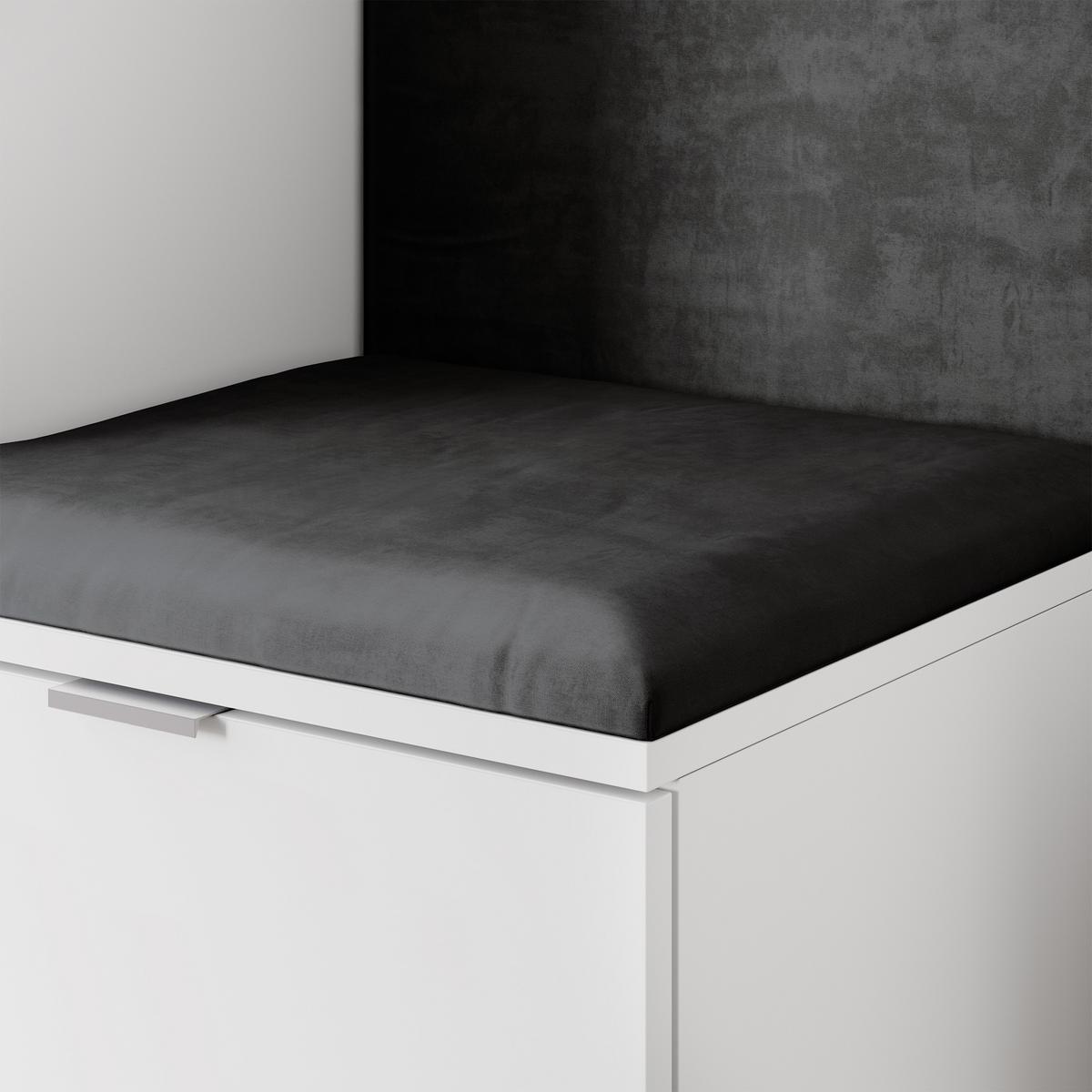 GARDEROBENSCHRANK VIRA 95/181/51 cm Modern Eiche Wotan - Eiche Wotan/Schwarz, Holzwerkstoff (95/181/51cm) - MASSENO