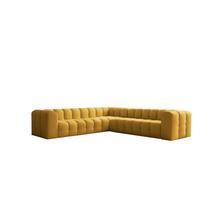ECKSOFA Solvie In Tiffani - Gelb, Holzwerkstoff/Textil (300/300cm) - Fun Möbel