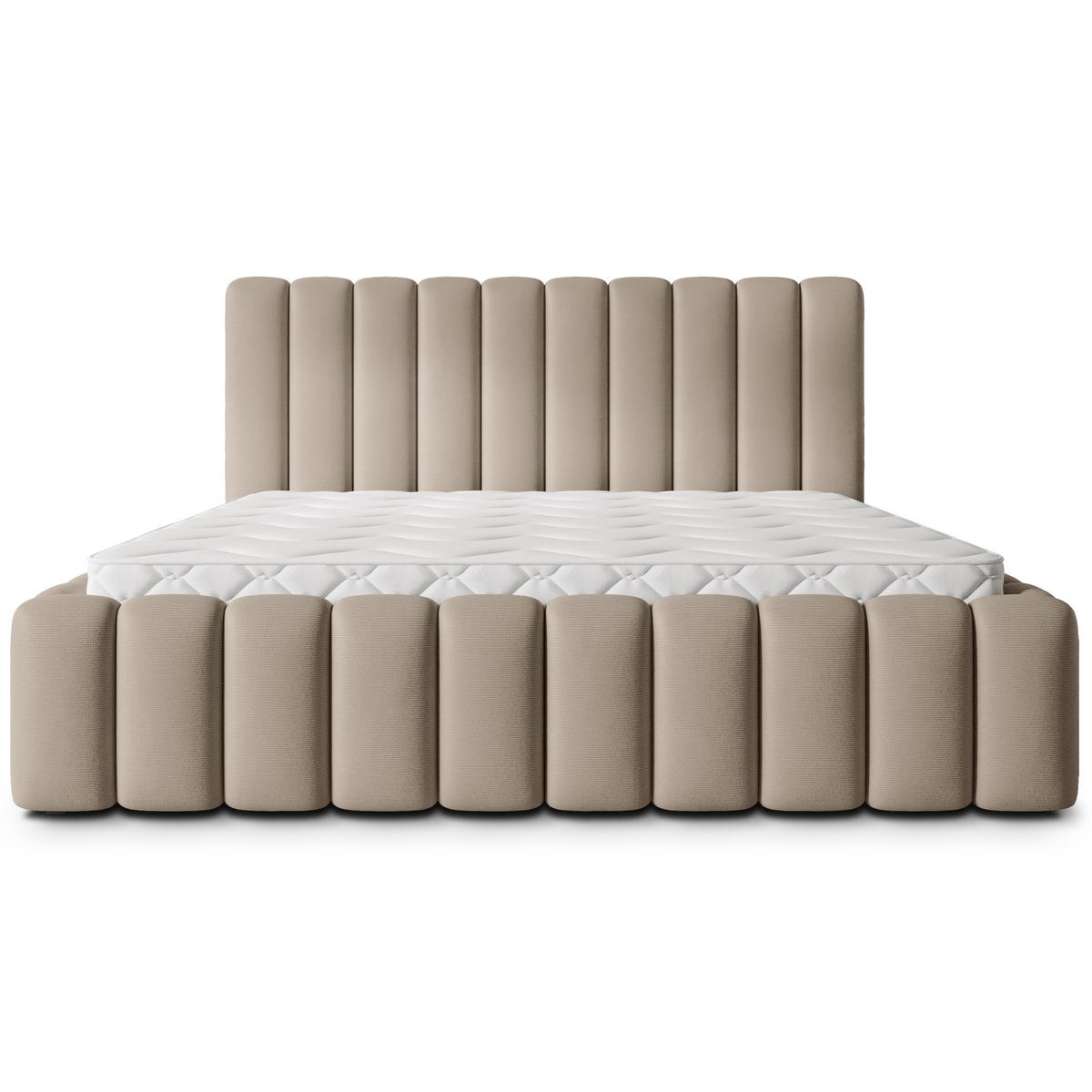 POLSTERBETT TEBA 200x200 cm mit Bettkästen - Beige - Beige, Holz/Textil (200/200cm) - MASSENO