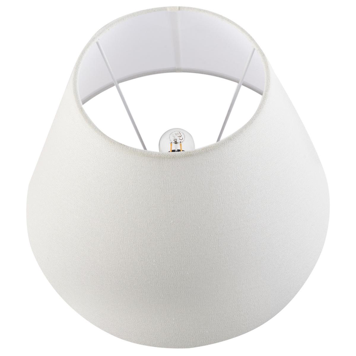 TISCHLAMPE Porzellan Weiß / Blau Sorraia - Weiß, Keramik (40/40/53cm) - Beliani