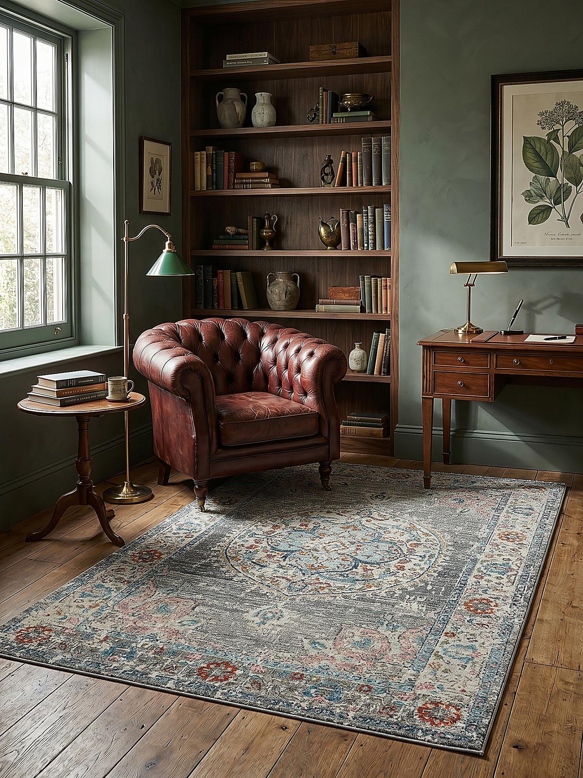 TEPPICH Outdoor Orientalisch LIMMAT Polypropylen Grau 120 x 170 cm - Grau, Textil (120/170cm) - KADIMA DESIGN