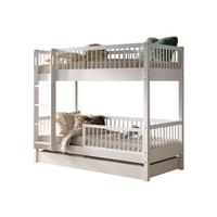 ETAGENBETT 90x200 Keeley Buche Weiß Holz Schublade Komfort Stabil - Weiß, Holz (90/200cm) - 58aufmkessel