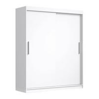 SCHWEBETÜRENSCHRANK VIVA 180/215,5/59cm 2-türig Weiß - Weiß, Holzwerkstoff (180/215.5/59cm) - MASSENO
