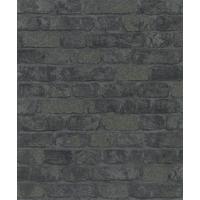 VLIESTAPETE Steinoptik Tapete schwarz - Schwarz, Papier (53/1cm) - marburg