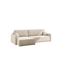 ECKSOFA Louis Salvador - Beige, Holzwerkstoff/Textil (250/142cm) - Fun Möbel