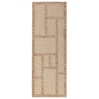 TEPPICHLÄUFER handgetuftet GANNEL, Blockdesign, Natur, 80 x 230 cm - Beige, Textil (80/230cm) - KADIMA DESIGN
