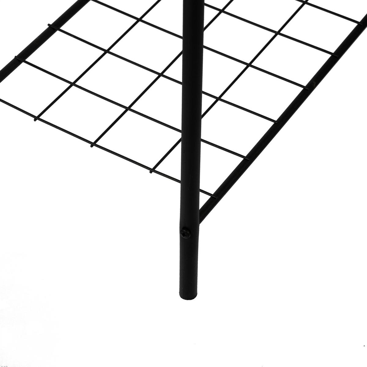 GARDEROBENSTÄNDER Hvorslev - Schwarz, Metall (89/144.5/32.5cm) - [en.casa]