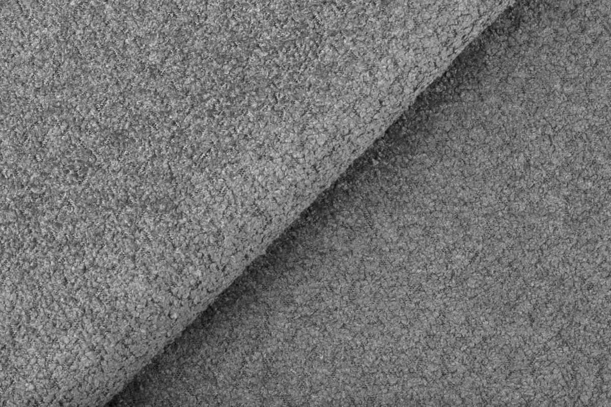 SOFA FEBE 3-Sitzer, grau - Schwarz/Grau, Holz/Textil (190/82/96cm) - Wozimo