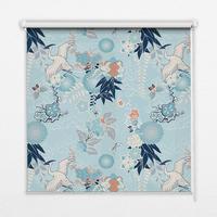 INNENROLLO - Fensterrollo - Rollo - 60x40 cm - Blaue Natur - Blau, Kunststoff (60/140/0.5cm) - TULUP