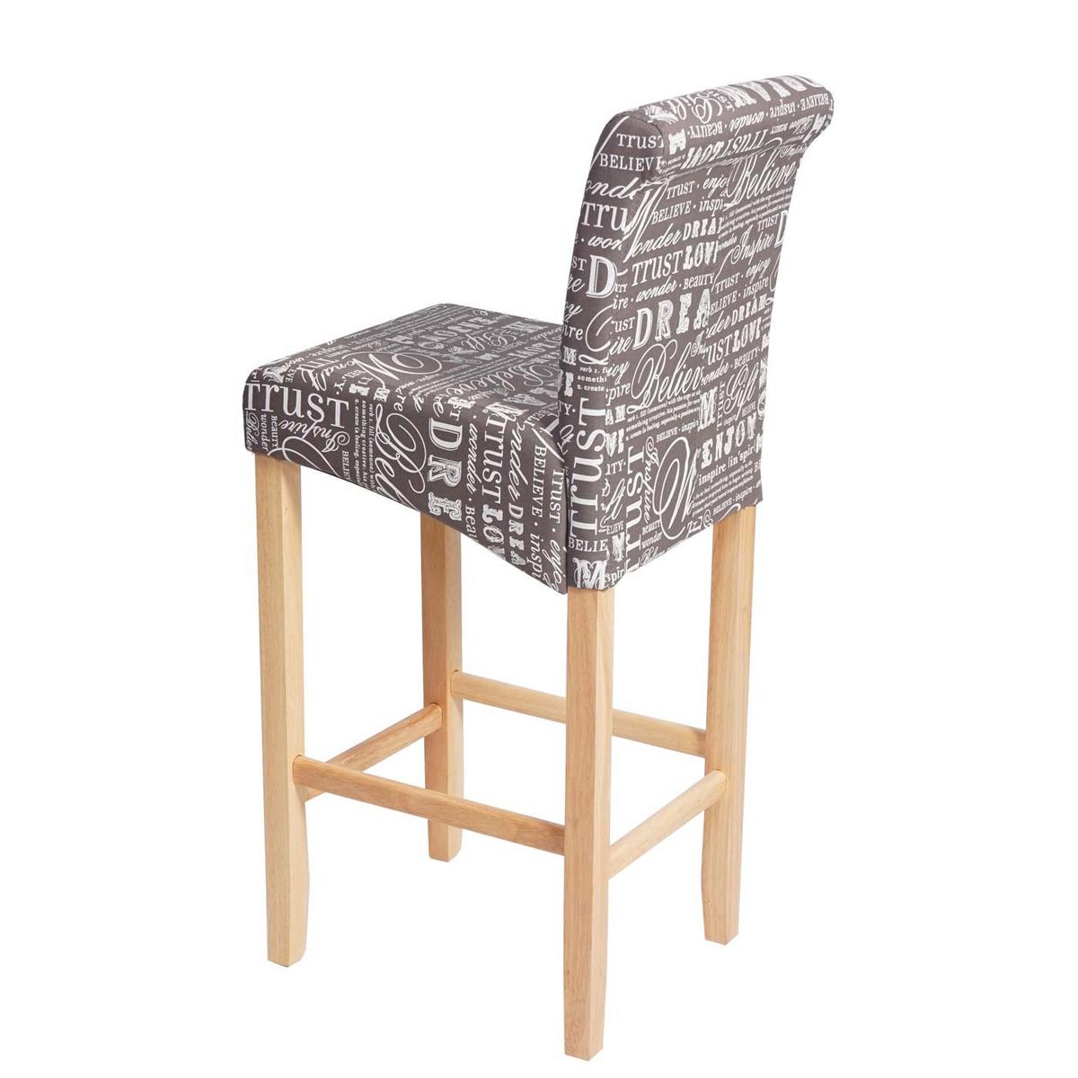 BARHOCKER Grau - Grau, Textil (39/105/53cm) - MCW