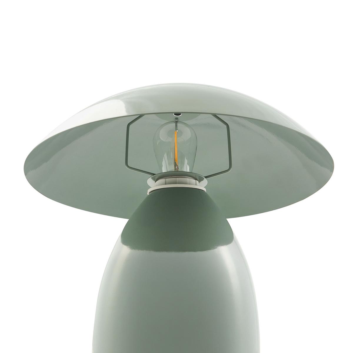 TISCHLAMPE Metall Hellgrün Sigi - Orange, Metall (30/30/30cm) - Beliani