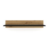 WANDREGAL Artisan, Schwarz 100/19/20 - Schwarz, Holzwerkstoff (100/19/20cm) - RAUMHIRSCH FURNITURE