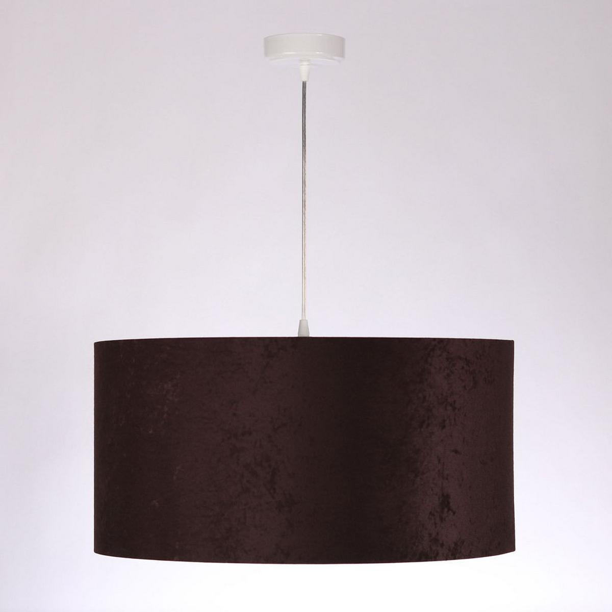 HÄNGELEUCHTE Silber 50/25 cm - Silberfarben/Braun, Kunststoff (50/0.8/25cm) - ONZENO