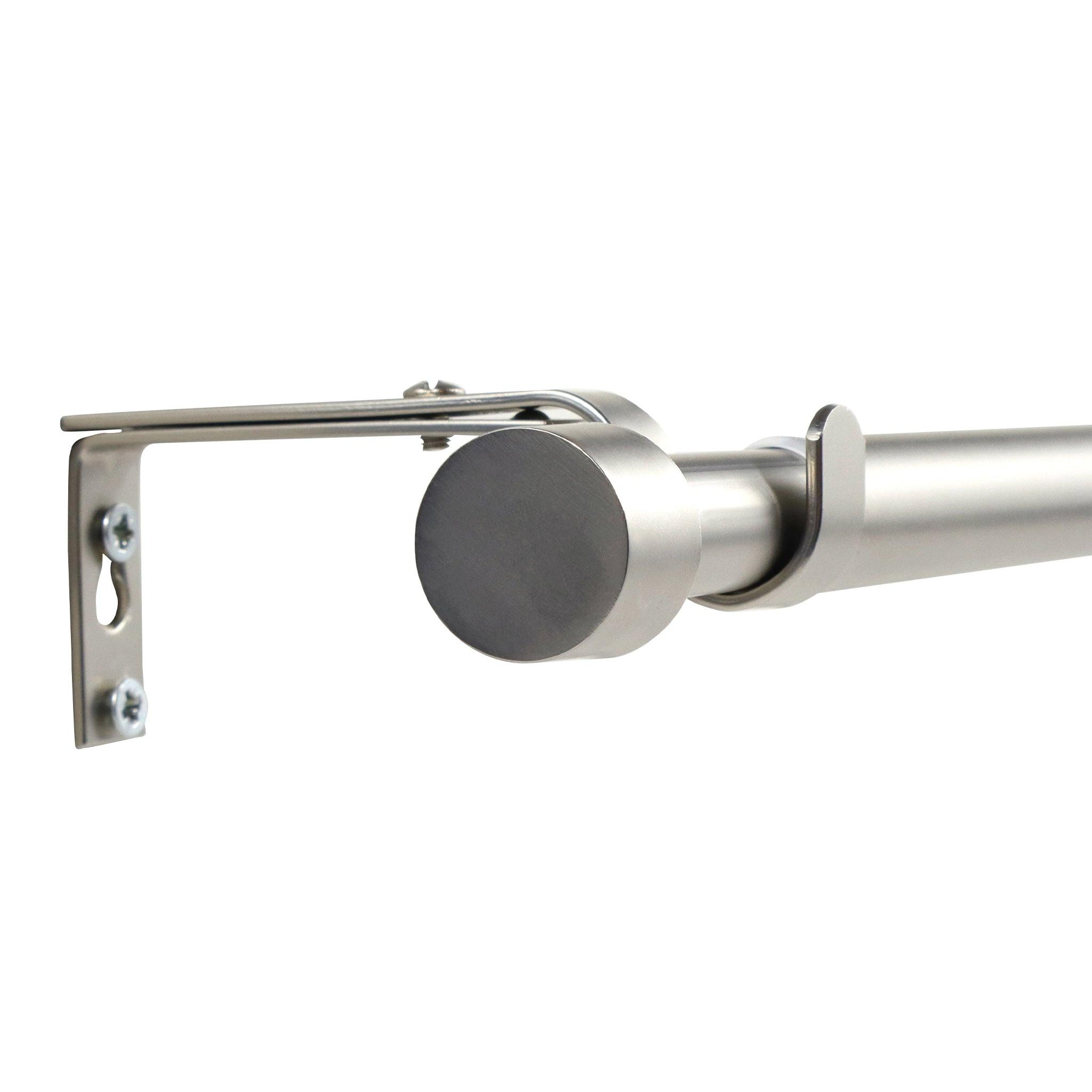 GARDINENSTANGE ausziehbar 160-310cm 1-Lauf Flexa - Silberfarben, Metall (160cm) - Deco-Raum