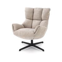 DREHSESSEL mit Polsterung COZY 360° - Beige, Textil (72/87/79cm) - Lookway